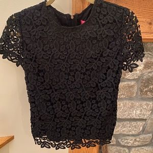 Black Lace Blouse